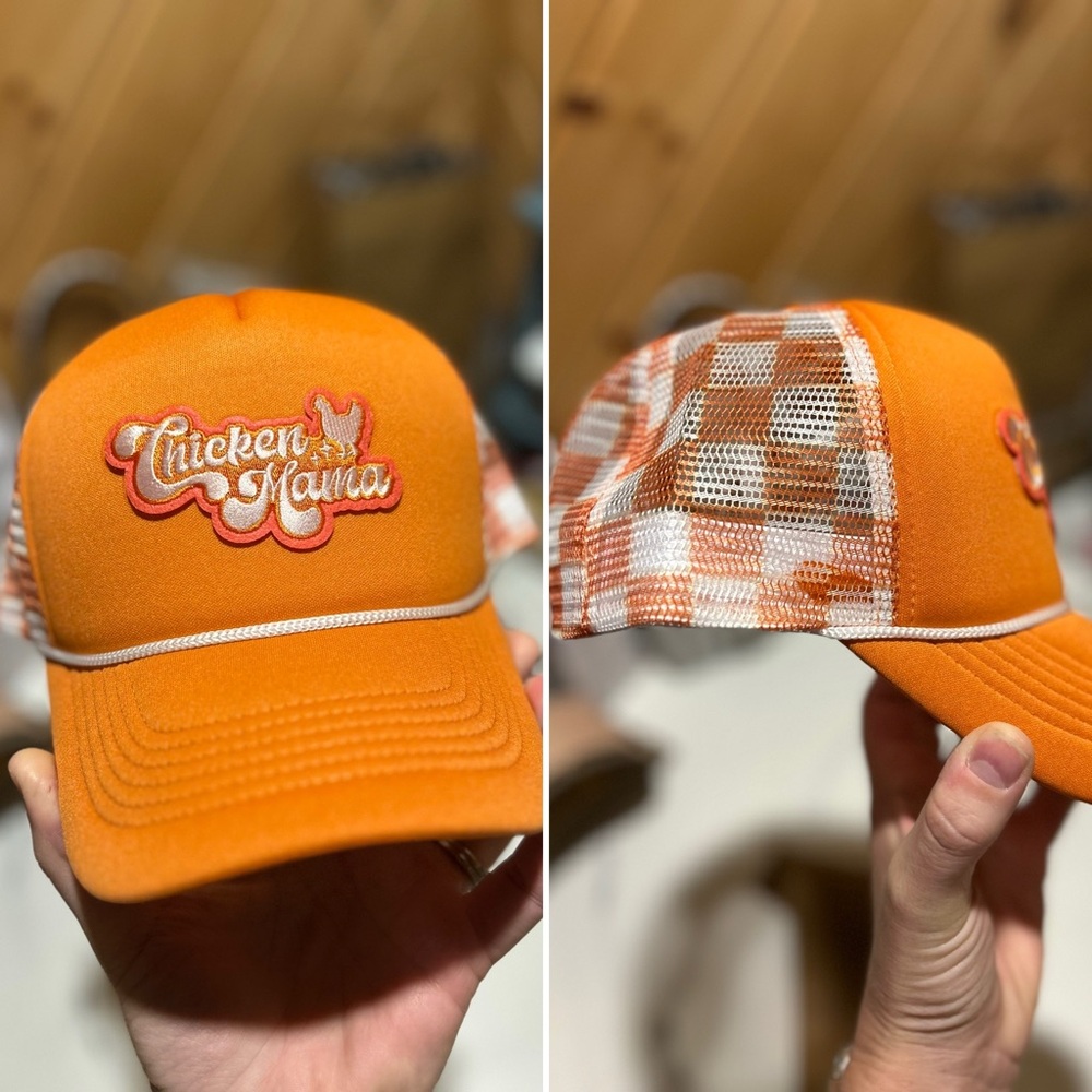 Orange Chicken Mama Trucker Hat